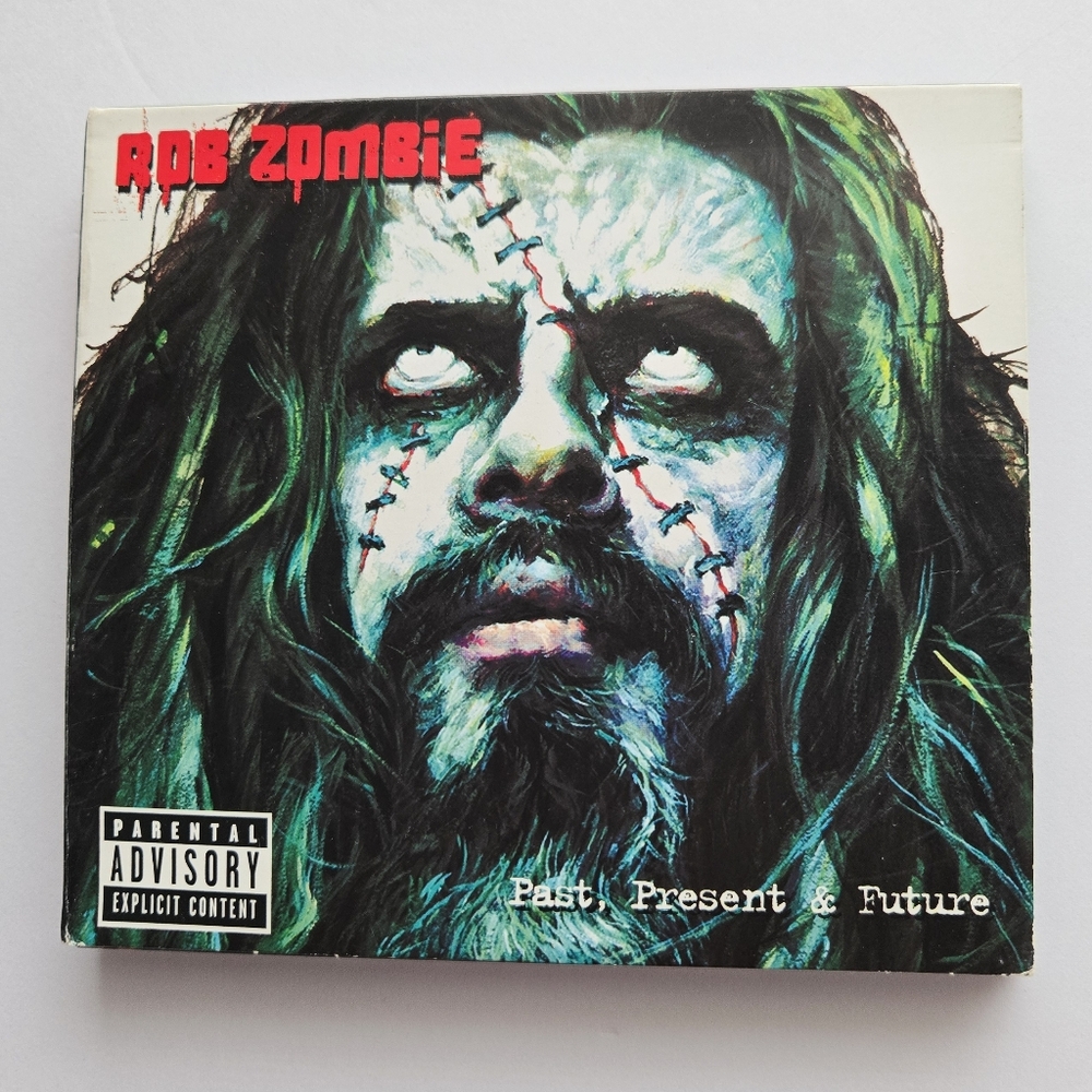Rob Zombie Past Present & Future CD and DVD 2003 Geffen 2 Discs Digipak